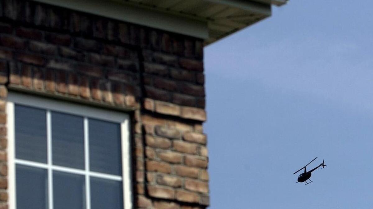 
A helicopter from Helicopter Adventures takes off near a home off Brookgreen Drive in Myrtle Beach on Thursday, June 7, 2012.
