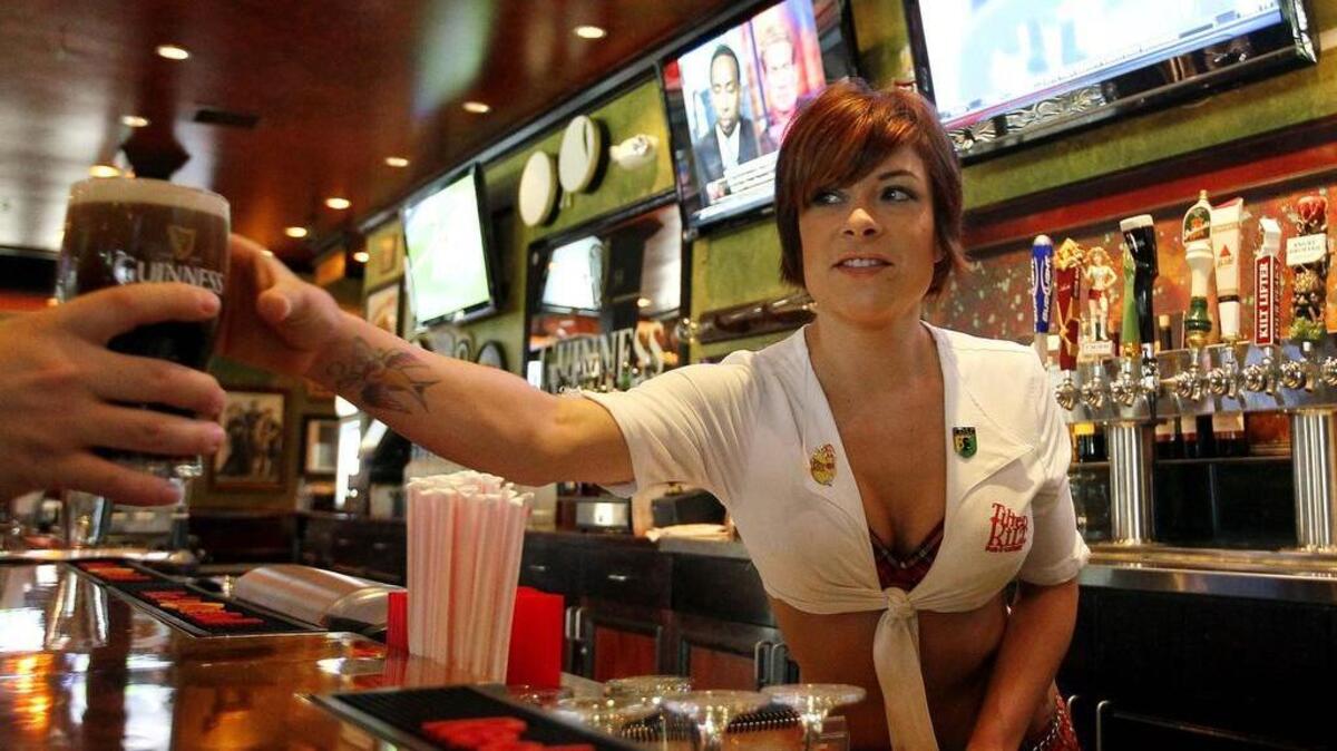 The Tilted Kilt has been part of a booming niche in the beleaguered restaurant industry known as breastaurants or sports bars that feature scantily-clad waitresses. File photo 2012.