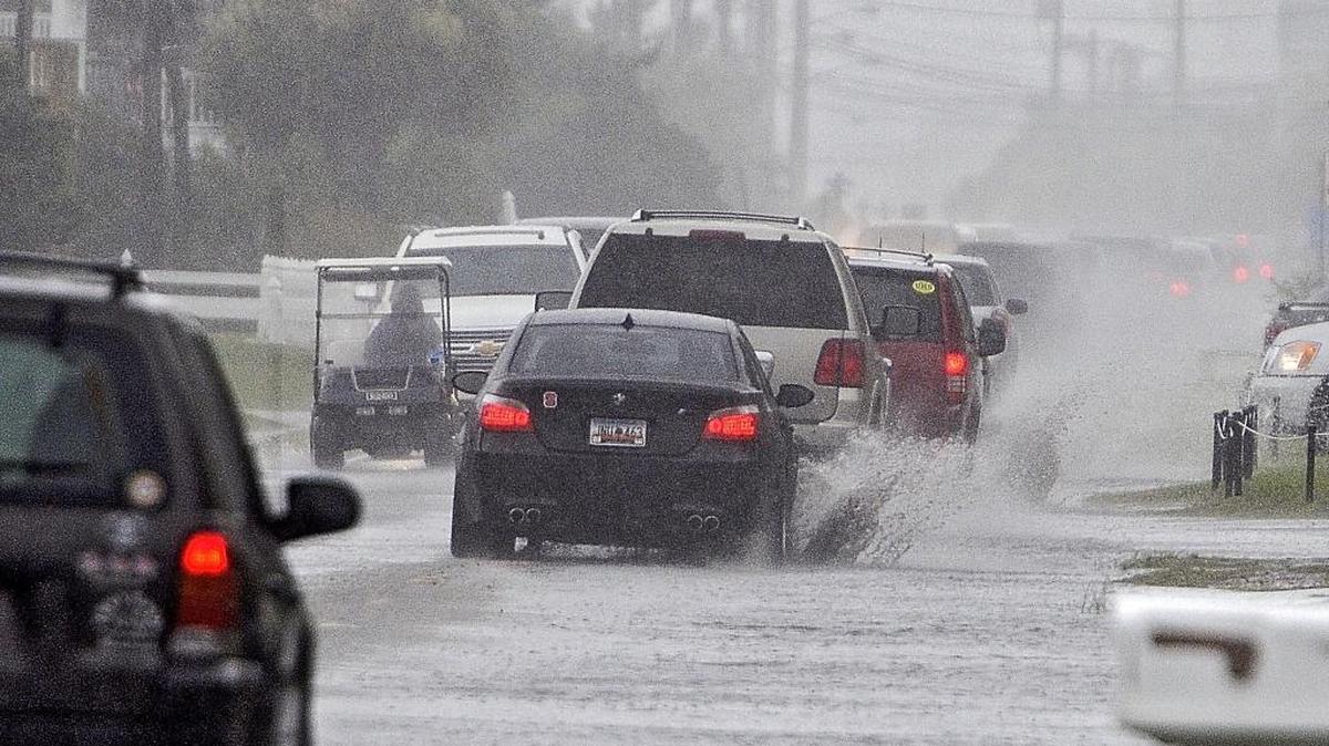 Streets were partially flooded on Waccamaw Drive in Garden City Beach in 2014 as heavy rains from Hurricane Arthur combined with the high tide caused ponding on streets in the area. The group HUGO, which is associated with CCU, predicted an active hurricane season in 2016 with none, however, landing on the East Coast.
