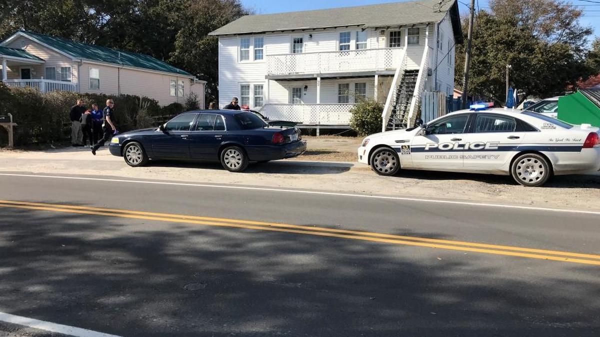 Police responded Thursday afternoon where, a spokesman said, a woman died of an overdose with an infant in the home.