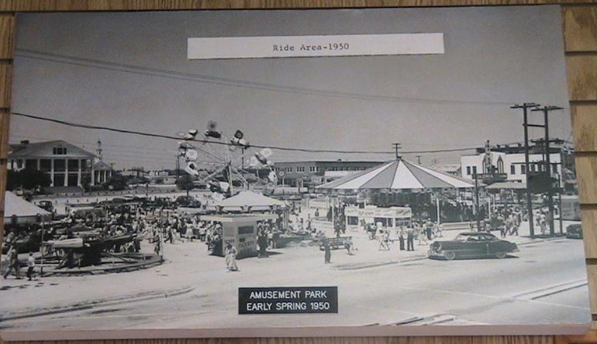 The Myrtle Beach Pavilion Amusement Park dated in 1950. The park was built in 1948.