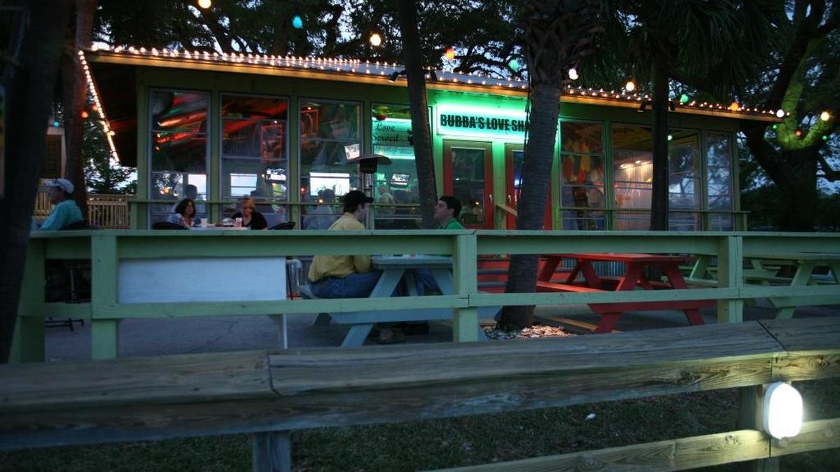 Bubba's Love Shak along the MarshWalk in Murrells Inlet.