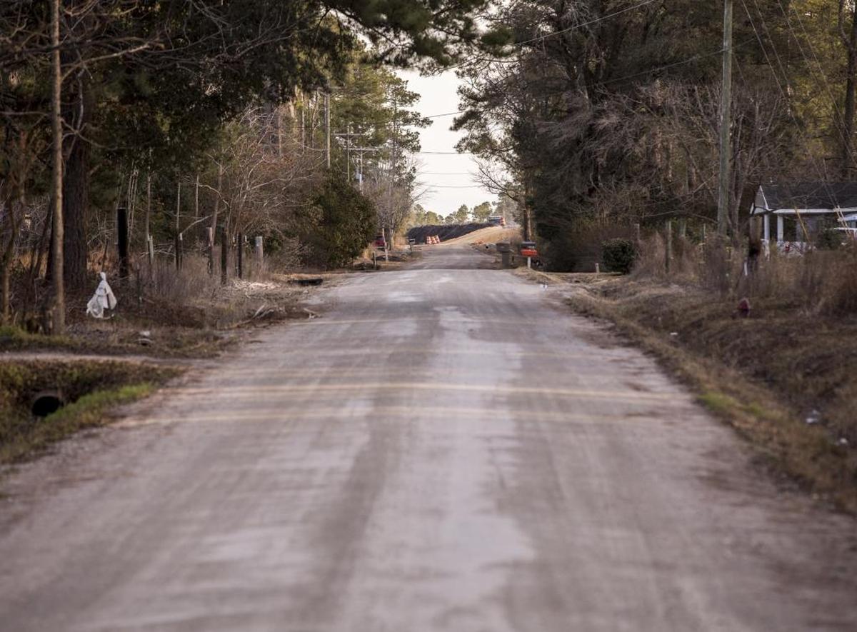 A short section of International Drive, bypassed in the construction of the new road, will need a name change before the new road is complete. Jan. 26, 2018.