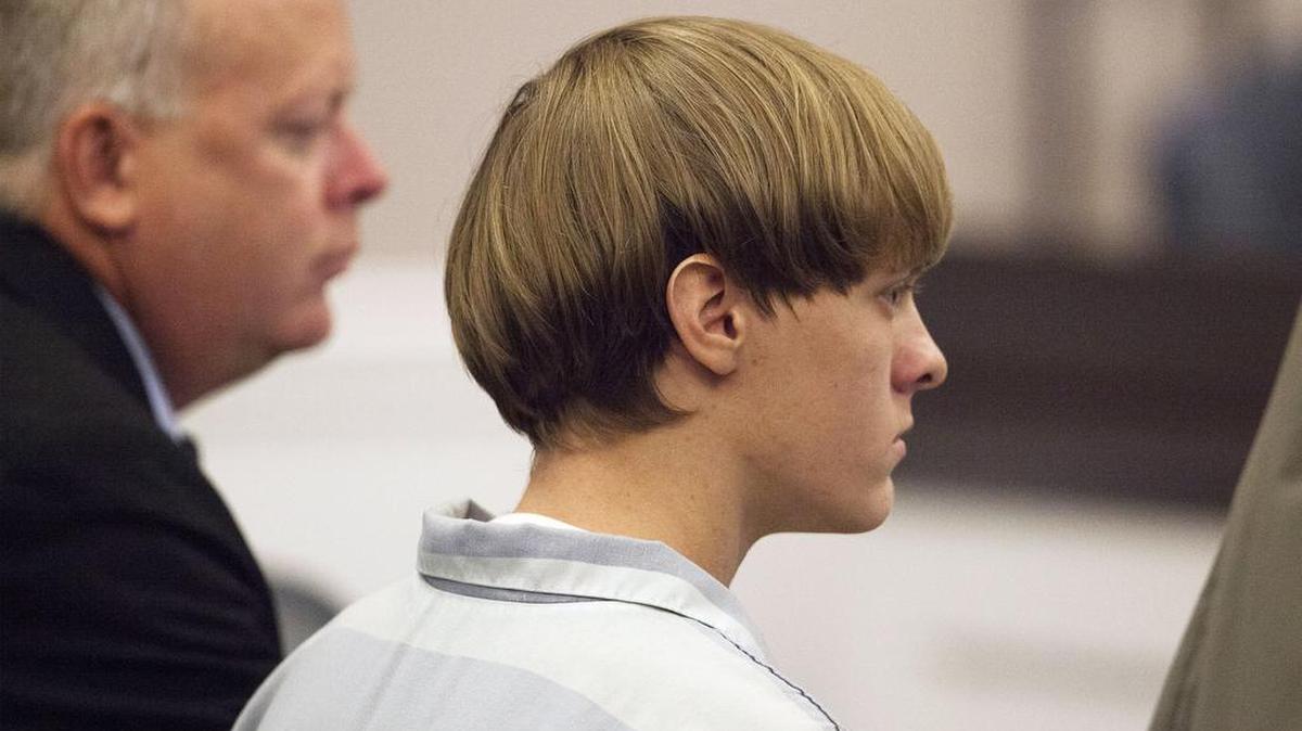 Dylann Roof appears at a court hearing in Charleston, S.C., on Thursday, July 16, 2015.