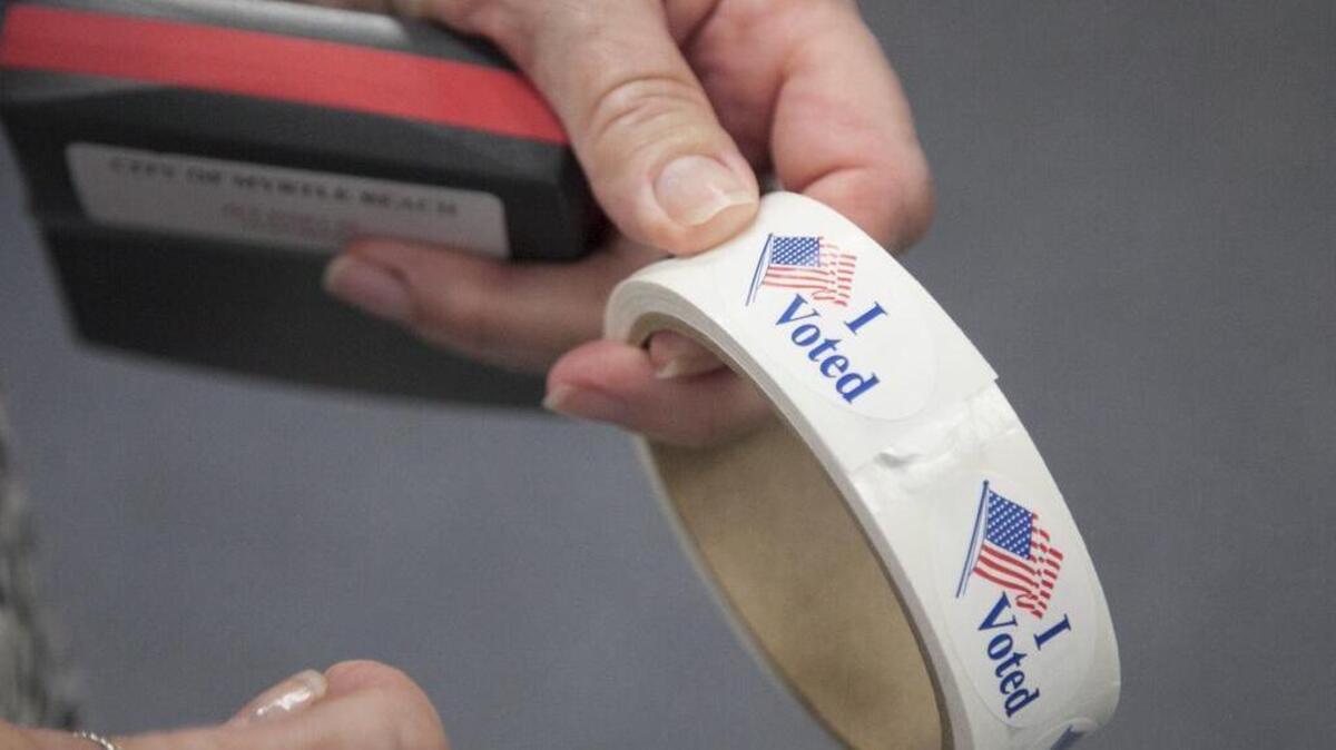 Voters go to the polls for Myrtle Beach elections on Tuesday . November 7, 2017.