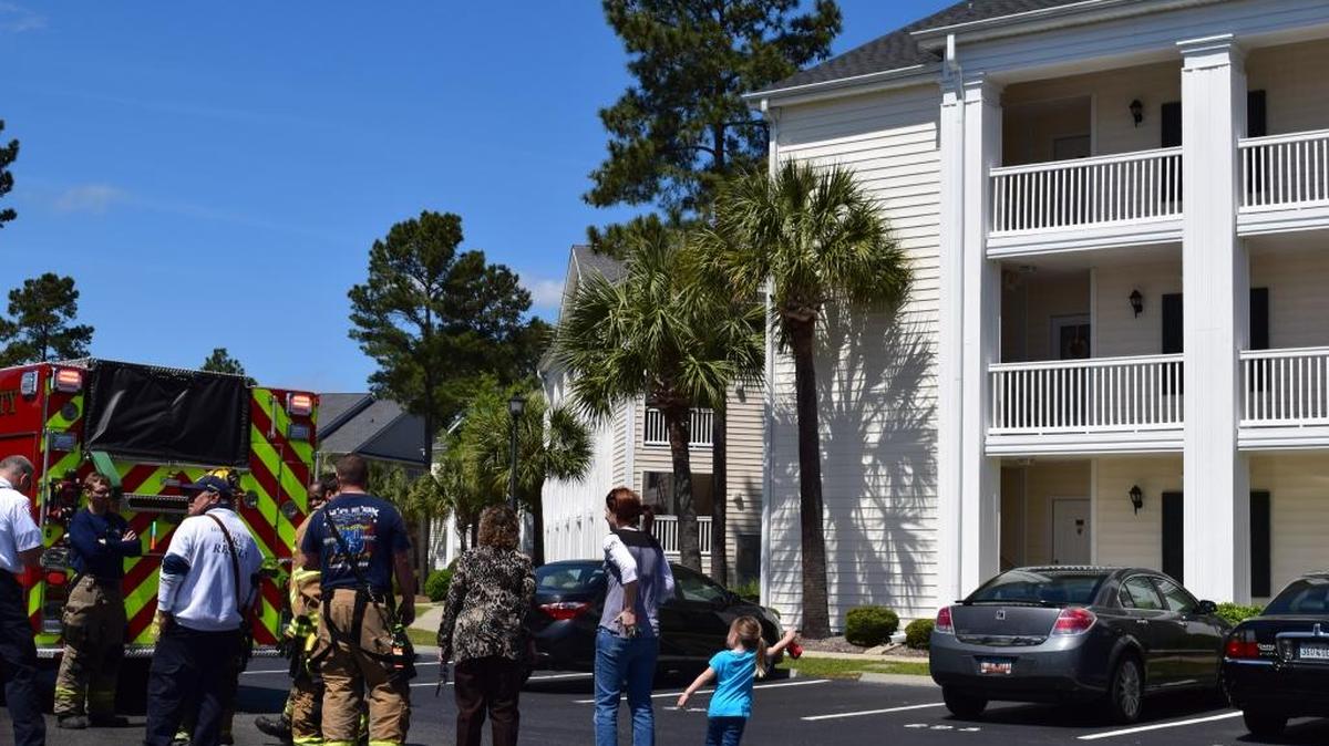 Horry County Fire Rescue responded to the Windsor Green community in Carolina Forest Wednesday after a dryer malfunctioned and caught fire. No major injuries or damages were reported and the fire was extinguished quickly.