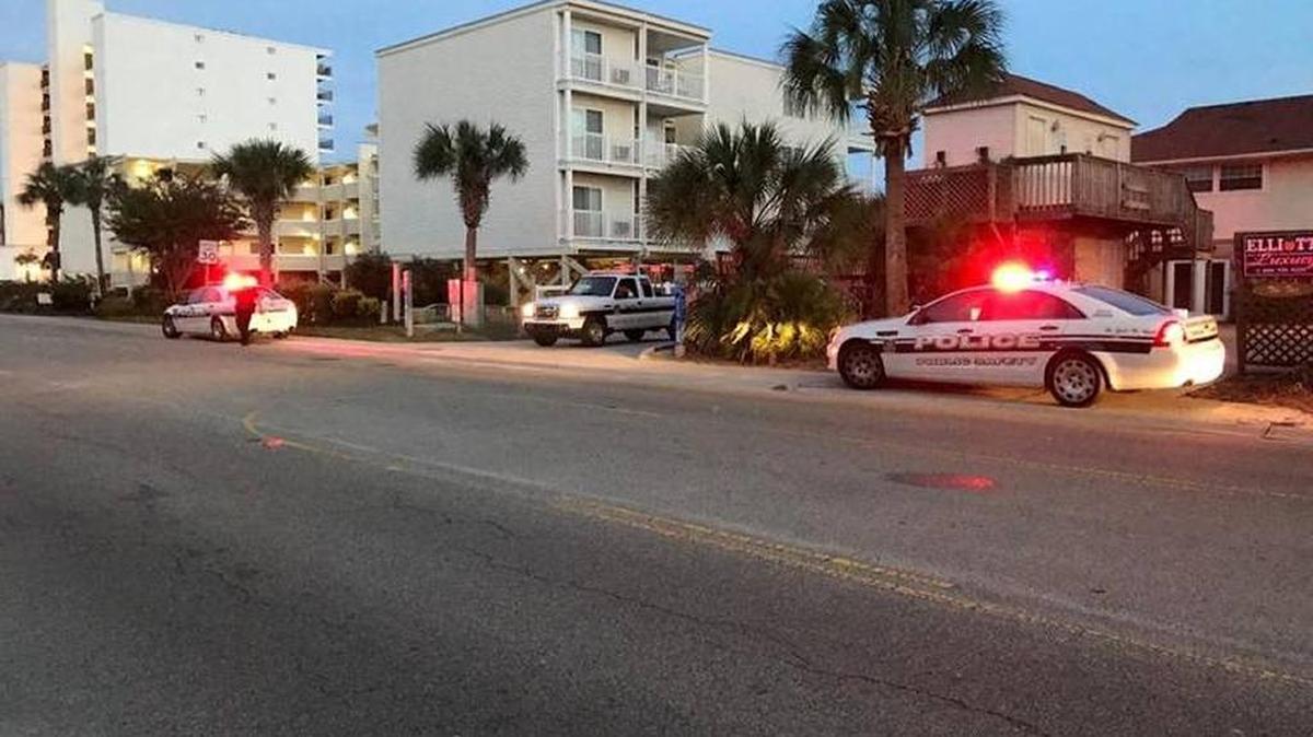 Police responded to a possible drowning in North Myrtle Beach Tuesday evening.