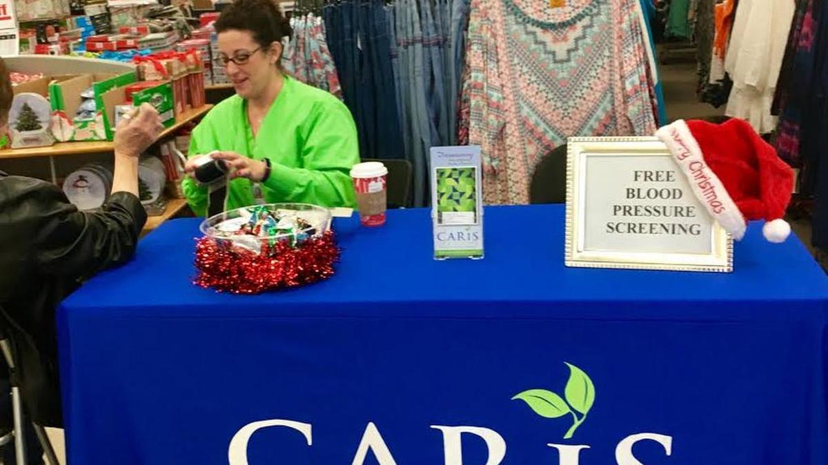 Caris Healthcare in Conway, which seeks volunteers to give companionship to hospice patients or help with administrative office duties in that function, also provides free blood pressure screenings at once a month locally. For details on volunteering or about scheduling screenings, contact Amy Flora 843-349-4400, or email aflora@carishealthcare.com.