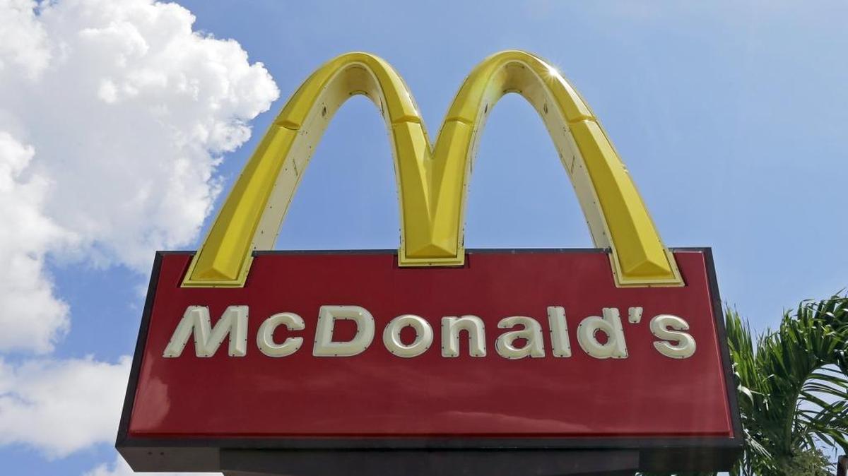 This June 28, 2016 file photo shows a McDonald's sign at one of the company's restaurants in Miami.