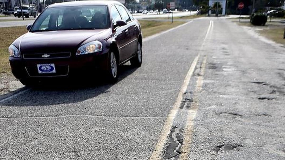 Town leaders in Surfside Beach will consider a plan Tuesday to speed up the repavement schedule for a section of Frontage Road South at Hudson's Surfside Flea Market and Wild Water & Wheels. The road is scheduled to be repaved in late 2016, but the town has been given a green light to repave it in March before the next tourist season begins, if council approves.