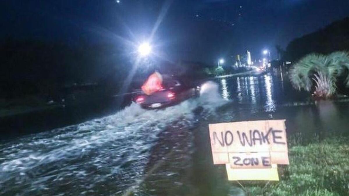
The streets of North Myrtle Beach saw heavy rainfall that caused flash flooding on Thursday.
