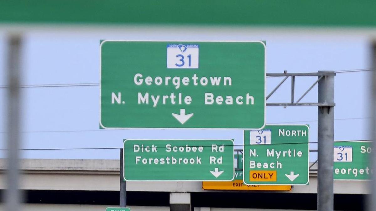 U.S. 501 at the S.C. 31 exit ramp. Photo by Janet Blackmon Morgan / jblackmon@thesunnews.com
