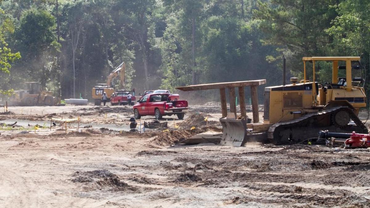 Site work is underway off Water Tower Rd. on the North side of Grand Dunes.
