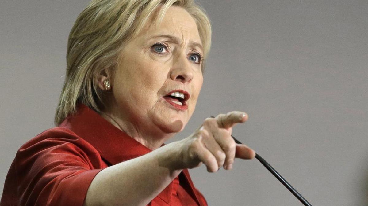 FILE - In this Feb. 20, 2016 file photo, Democratic presidential candidate Hillary Clinton speaks at Texas Southern University in Houston.