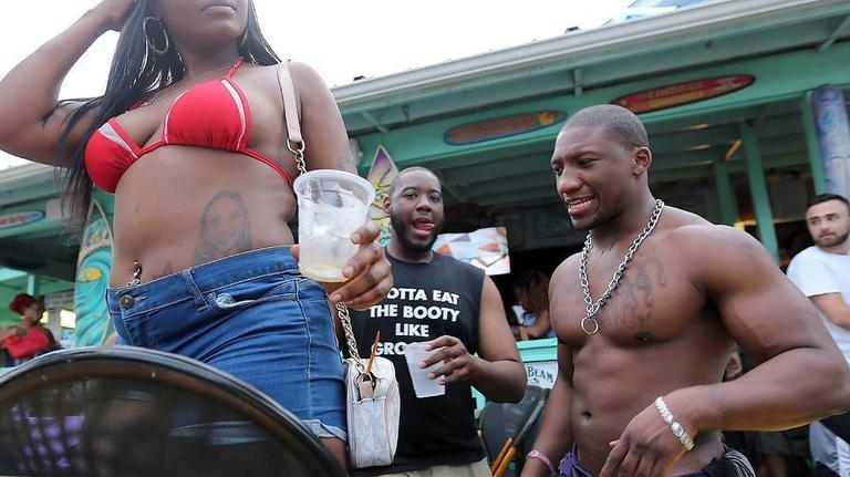 Atlantic Beach Bikefest roars on as Tropical Storm Bonnie wanes