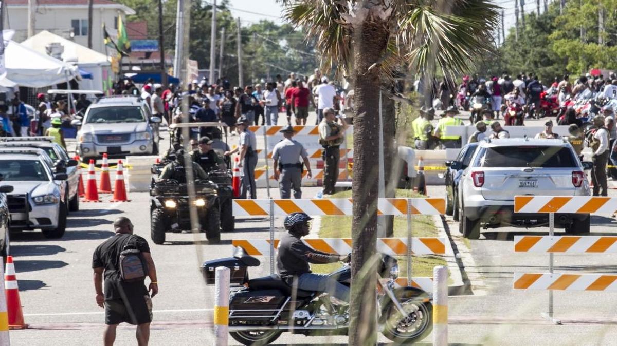 The Atlantic Beach Memorial Day Black Pearl Cultural Heritage and Bike Festival kicked into gear on Friday afternoon with thousands of bikers cruising into Atlantic beach for the annual event.