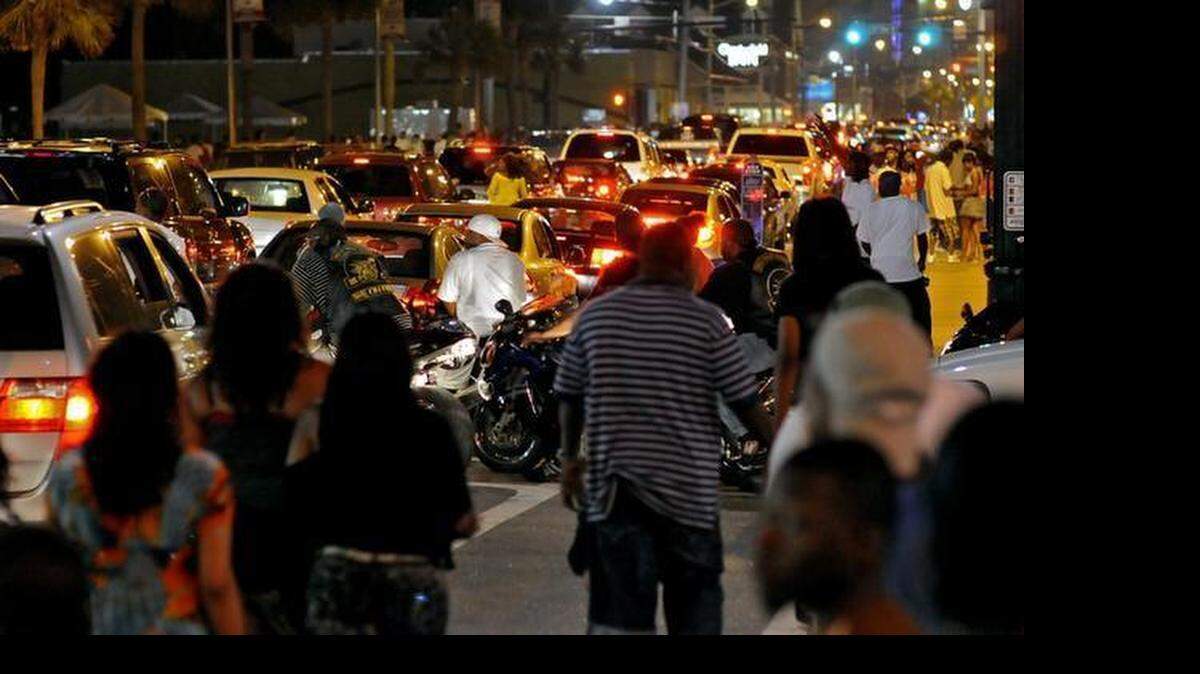 Cars, motorcycles and people packed Ocean Boulevard in Myrtle Beach during the early hours of Saturday morning as the Memorial Day Atlantic Beach Bikefest 2011 got into high gear. 
