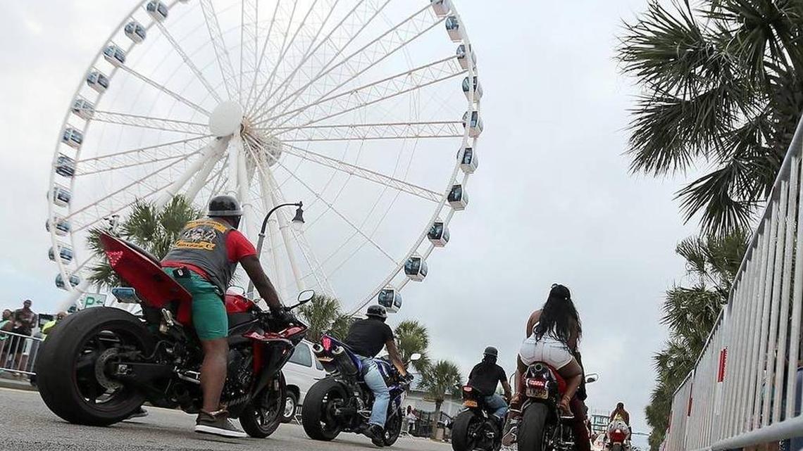 Video from Ocean Boulevard during Atlantic Beach Bikefest
