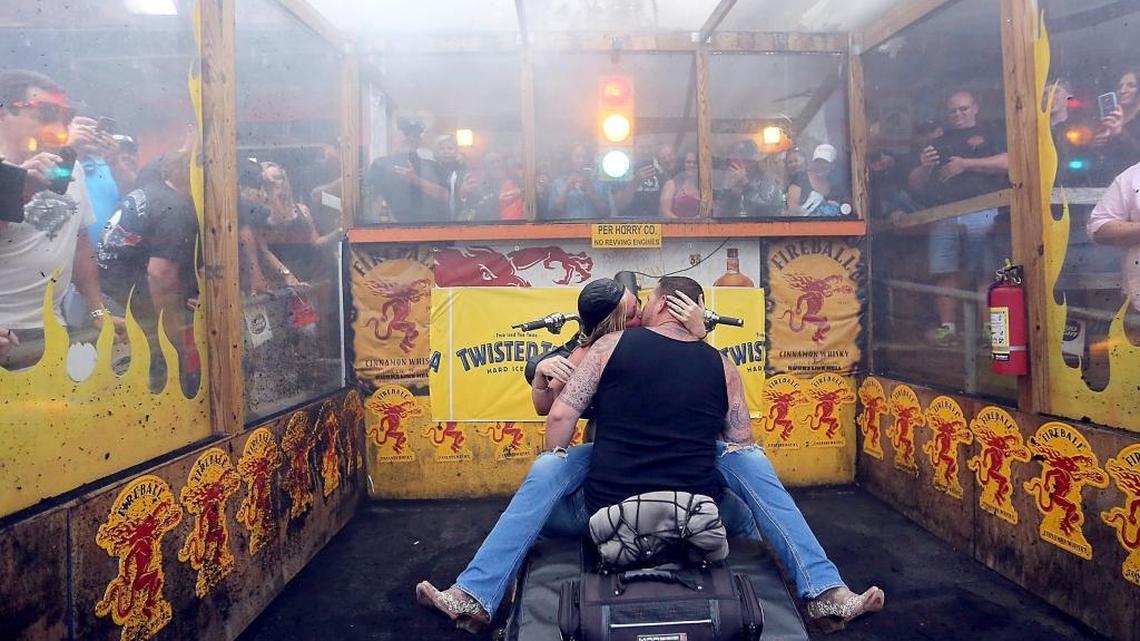 Honeymooning with Harleys: Newlyweds celebrate at Myrtle Beach Bike Week