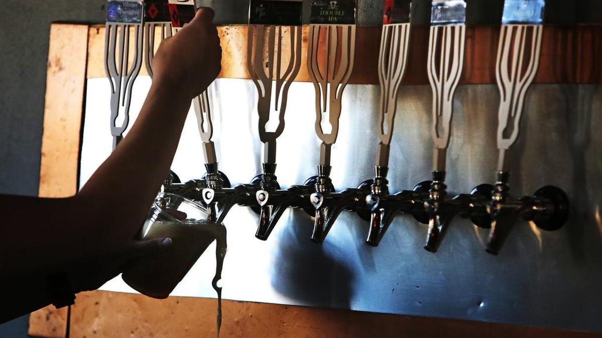 River Rat Brewery on Shop Road contributes to the town's growing brewery trend.