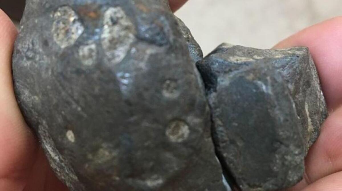 The meteorite found by Casselman
