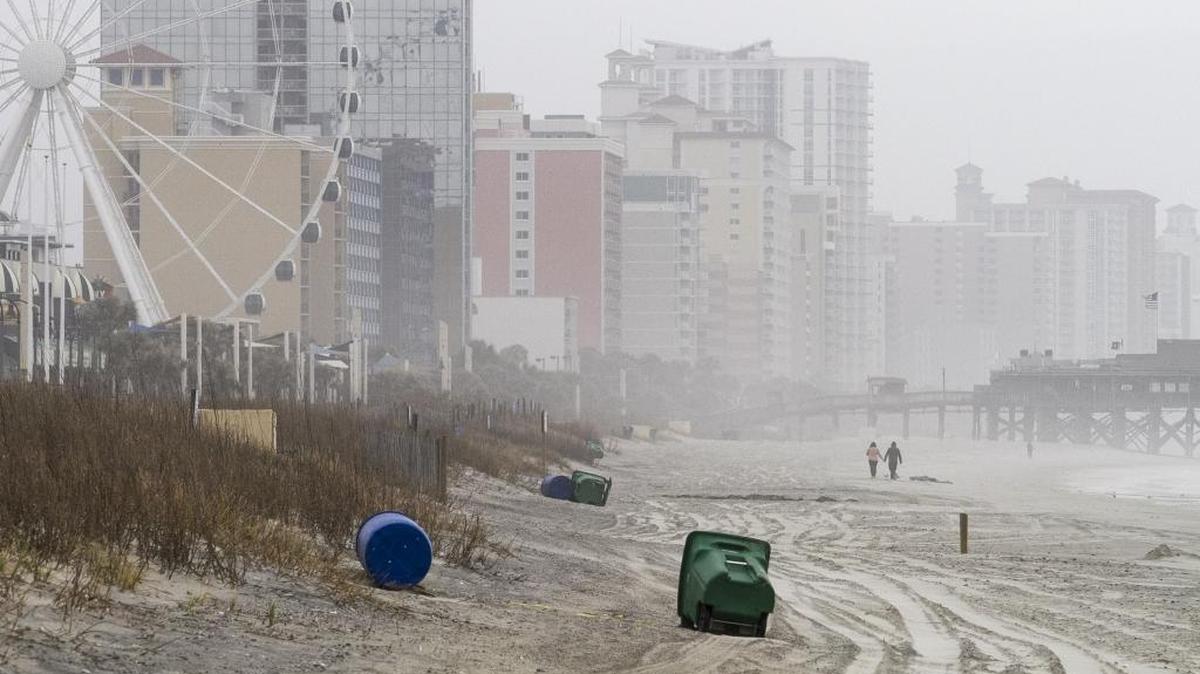 The Grand Strand received some wind and rain earlier this year, leading to school closings.