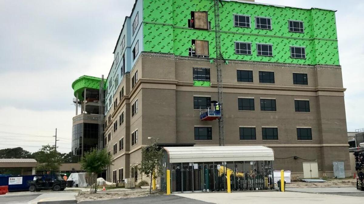 One of the expansions already under way at Grand Strand Medical Center’s campus on 82nd Parkway in Myrtle Beach.
