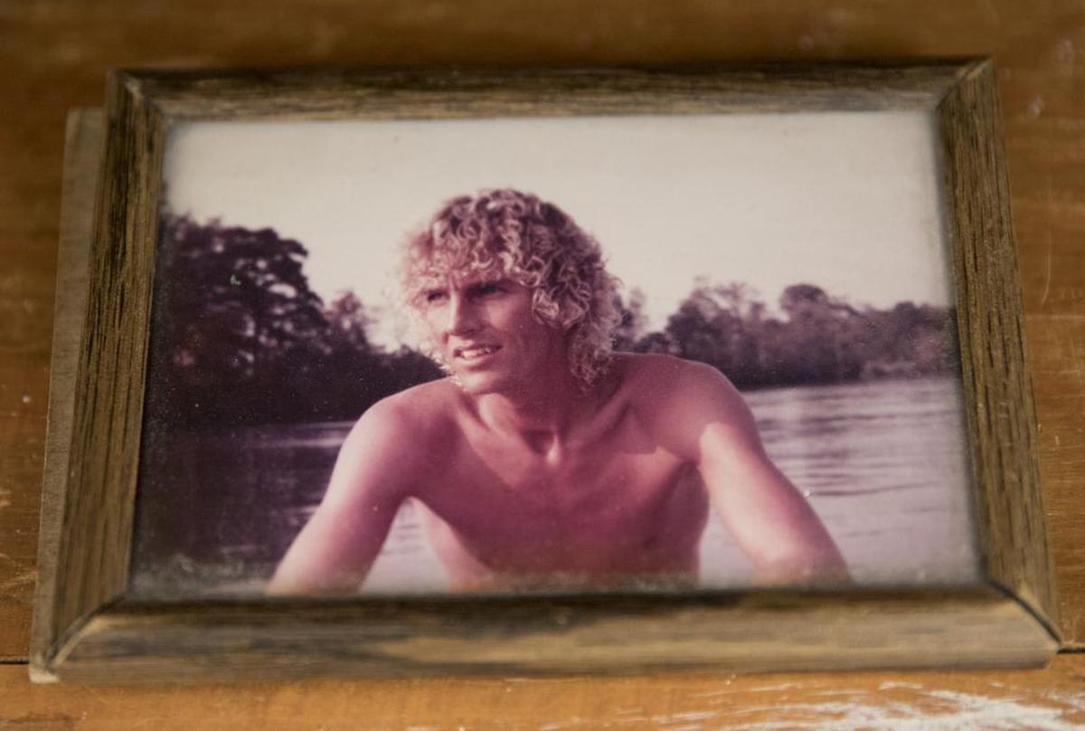 A picture found in the home of Luke Goude depicting him in the 1980s is cherished by his family. Goude, a well known member of the Myrtle Beach community and owner of St. Clements Beach Bar and Grill died in his home on Tuesday.