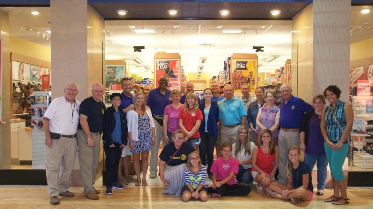 
On Aug. 15, the Rotary Club of Carolina Forest Sunrise helped 64 Waccamaw Elementary students pick out new shoes so they can start the new school year on the right foot. 
