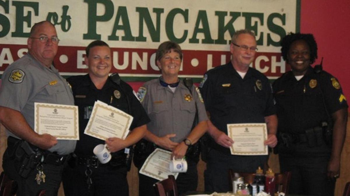 The South Strand Optimist Club recognized law enforcement officers, nominated by their departments, for their work with youth at a June 16 meeting.
