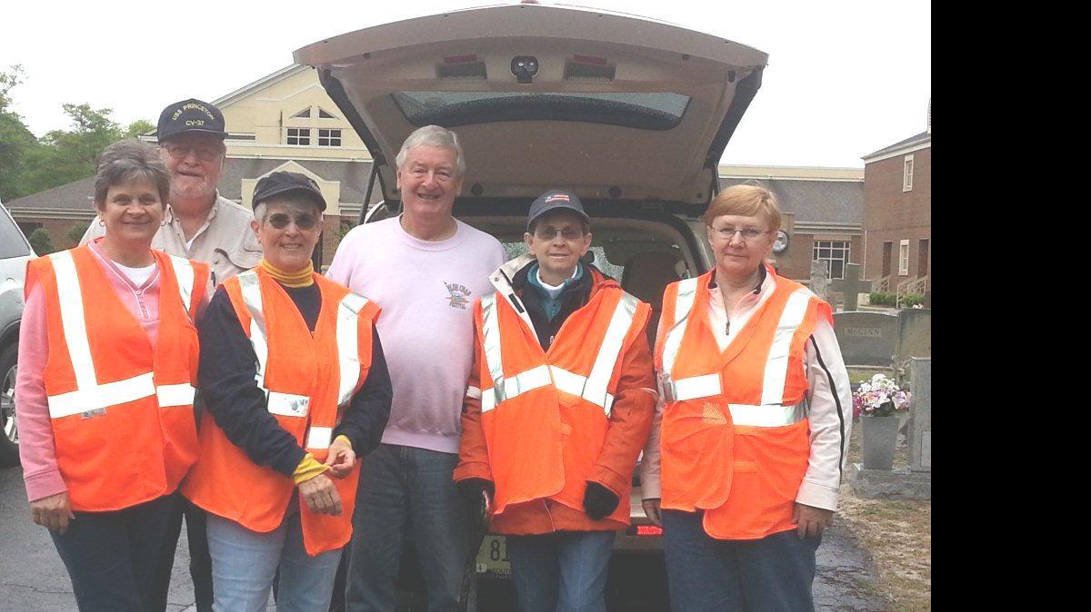 
Rotary Club of Little River members help clean the area on April 25. Some of the members who worked were Jackie Andrews (from left), D.G. Schumacher, Leslie Olson, Craig Hill, Susan Cunnup and Gretchen Zotter.
