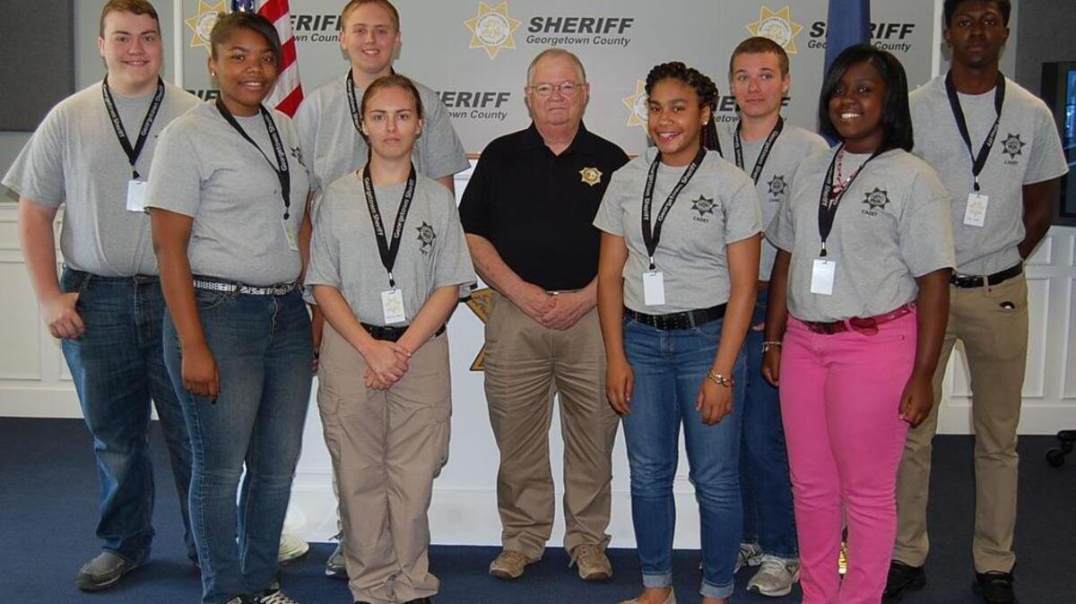 
Approximately 25 people attended the graduation ceremony for the Sheriff’s Summer Academy. Each cadet received a certificate of completion and a sheriff’s office challenge coin. 
