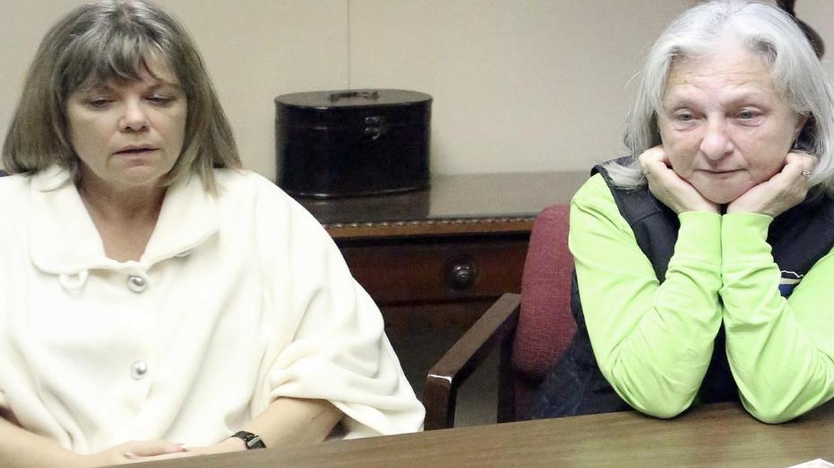 Michele Gagne (left) and her sister Shelly Wells talk about their mother’s murder on Monday, Jan. 11, 2016. Their mother is Frances “Mae” Davis. Davis was shot and killed while sitting in her car a few minutes after noon in front of JC Penney at Myrtle Beach Mall on Friday, Jan. 8, 2016. They said their mother’s purse was missing. Davis was waiting in the car for Wells to shop for about 15 minutes in JC Penney. Gagne said the video surveillance at the mall does not reveal a clear image of the shooter nor the shooting. A memorial service is scheduled for 1 p.m. at Lee Funeral Home on Jan. 28, 2016.