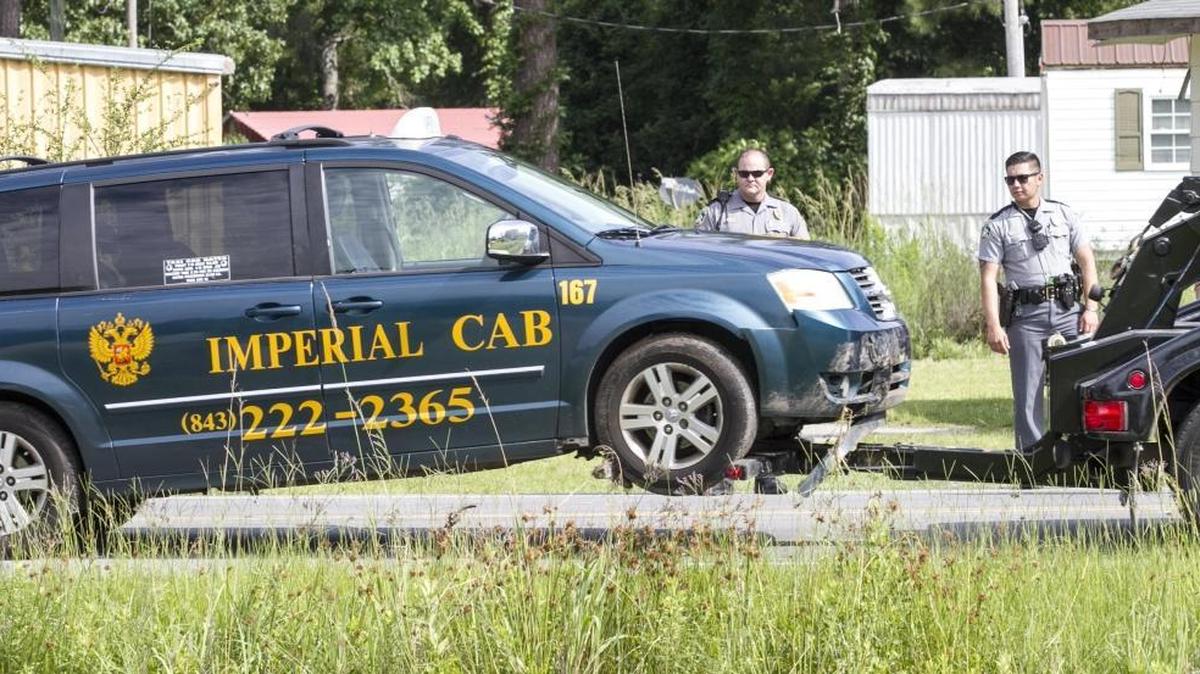 A taxi driver was shot Monday morning at the corner of Juniper Bay Rd. and Dunn Shortcut outside of Conway, according to police. Police were called to the scene around 6:30a.m. and found the driver dead from a gunshot wound. The suspect is believed to have fled on foot and no weapon was recovered at the scene. June 23, 2017.