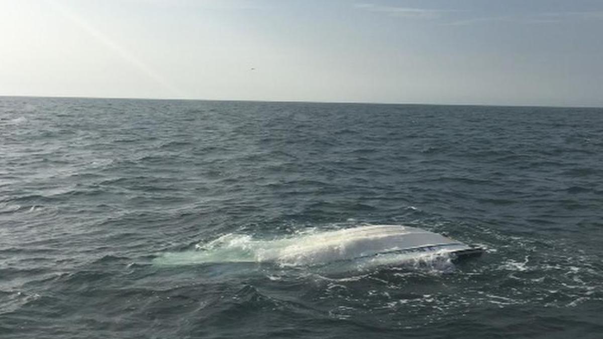 
The boat used by two Charleston area men was found Thursday about 10 miles east of Bulls Bay, which is in Charleston County.
