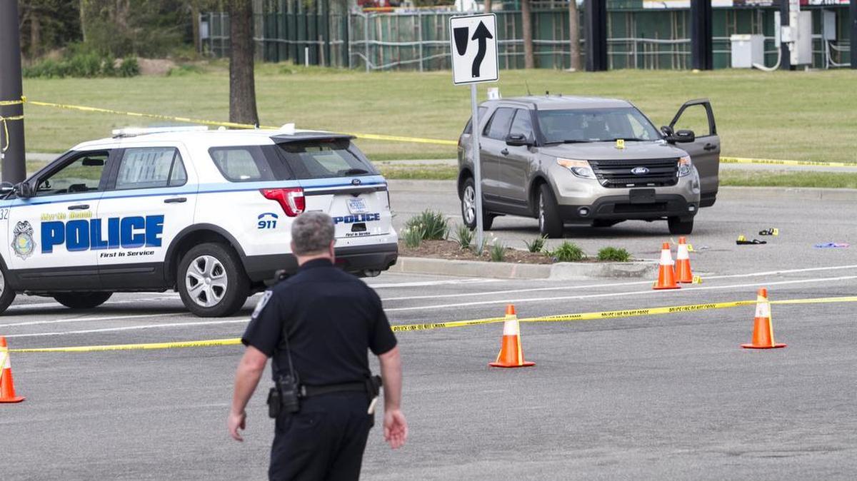Police and SLED investigators are on the scene of an officer-involved shooting that happened in the early morning hours of March 26, 2016 at the intersection of 21st Avenue North and Robert Grissom Parkway.