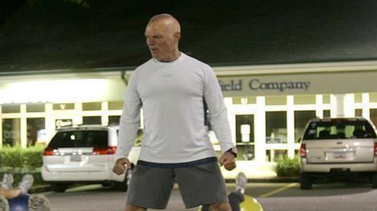 
Guy Osborne leads an early-morning workout on Feb. 23, 2010, in the parking lot of the Piggly Wiggly in Litchfield Beach. The Sun News file photo.
