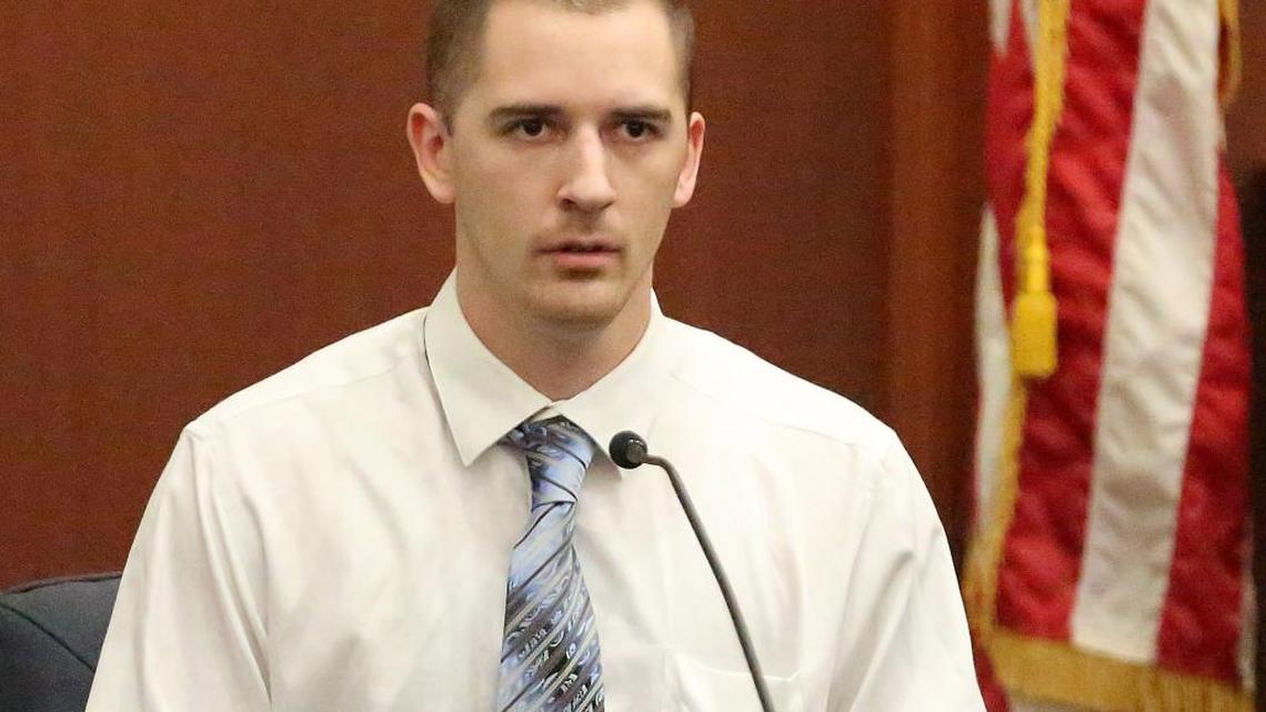 Sean Douglas Bettengill talks about witnessing Kevin Tyrone Bryant shooting Saequan Vereen outside of Myrtle Beach's Club Levelz in February 2015. Bettengill was working for Advanced Protection Services at Club Levelz. He is testifying in Bryant's pre-trial hearing for murder charges on Monday, Dec. 5, 2016. Bryant is accused of killing 23-year-old Vereen outside of Myrtle Beach's Club Levelz. Bryant was shot and detained by security guards from the club. The club was located in the Superblock area of Myrtle Beach and it has since closed. Bryant's murder trial is expected to begin with opening arguments on Tuesday at the Horry County Courthouse in Conway.