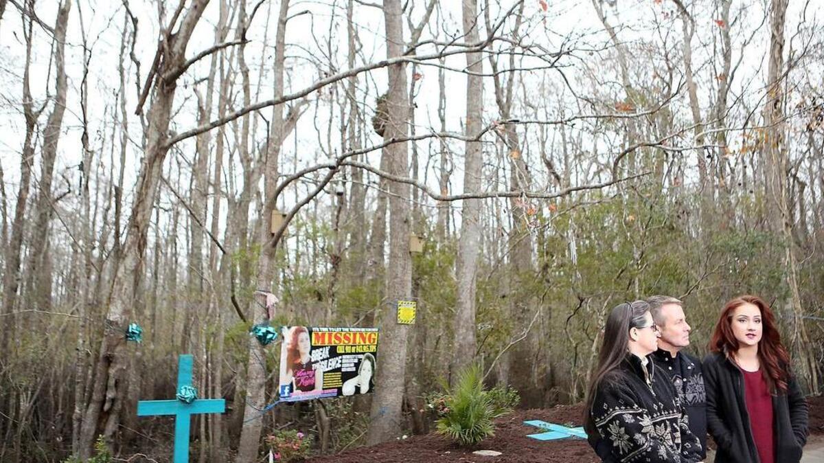 Heather Elvis’ family gathers at Peachtree Landing in preparation for the vigil from 5 p.m. to 8 p.m. Sunday. Heather Elvis was last seen on Dec. 18, 2013. Her mother, Debbi Elvis (left), says the vigil is for all missing loved ones whether through death or miles separating them. Heather Elvis’ family includes her father Terry Elvis (center) and sister Morgan Elvis. Two people are charged with her kidnapping. Sidney Moorer’s first trial in June ended in a mistral because of a deadlocked jury. The retrial has been set for Georgetown County, but a date has not been set. Moorer’s wife, Tammy Moorer, faces the same charges, but she has not been tried.