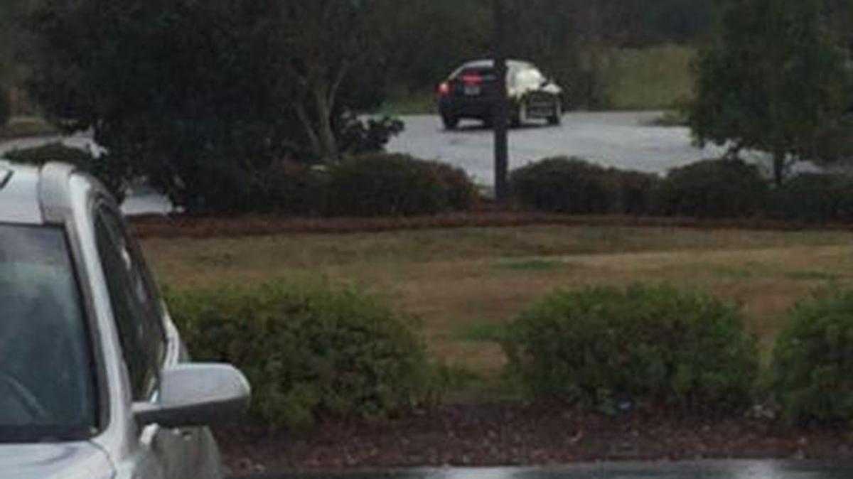 Horry County police are searching for information about the occupant(s) of this black car. Information can be forwarded through the Horry County Police Department tip line at 843-915-8477.