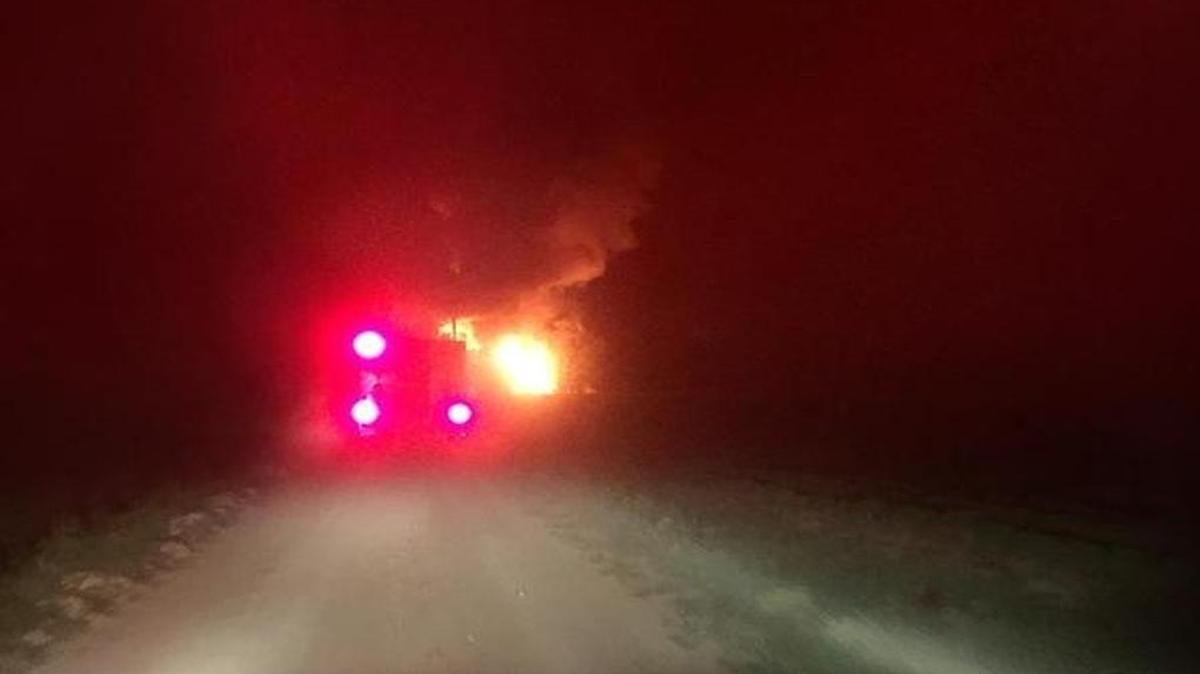 
Horry County Fire Rescue crews took a photo as they responded to a house fire about 9:40 p.m. Sunday along Tobacco Leaf Road in the Green Sea area. Photo courtesy of Horry County Fire Rescue
