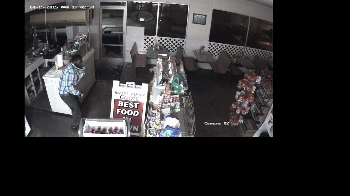 
Conway police are searching for a suspect who allegedly broke into an area business and stole about $5 in change. 
