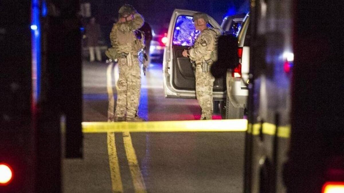 Horry County police in a standoff with a shooting suspect Saturday night on Freemont Road in Longs.