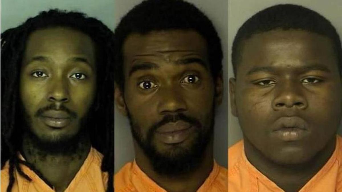James Daniels, 27, of Nichols; McKinley Daniels, 33, of Loris; Jerome Jenkins, 20, of Finklea