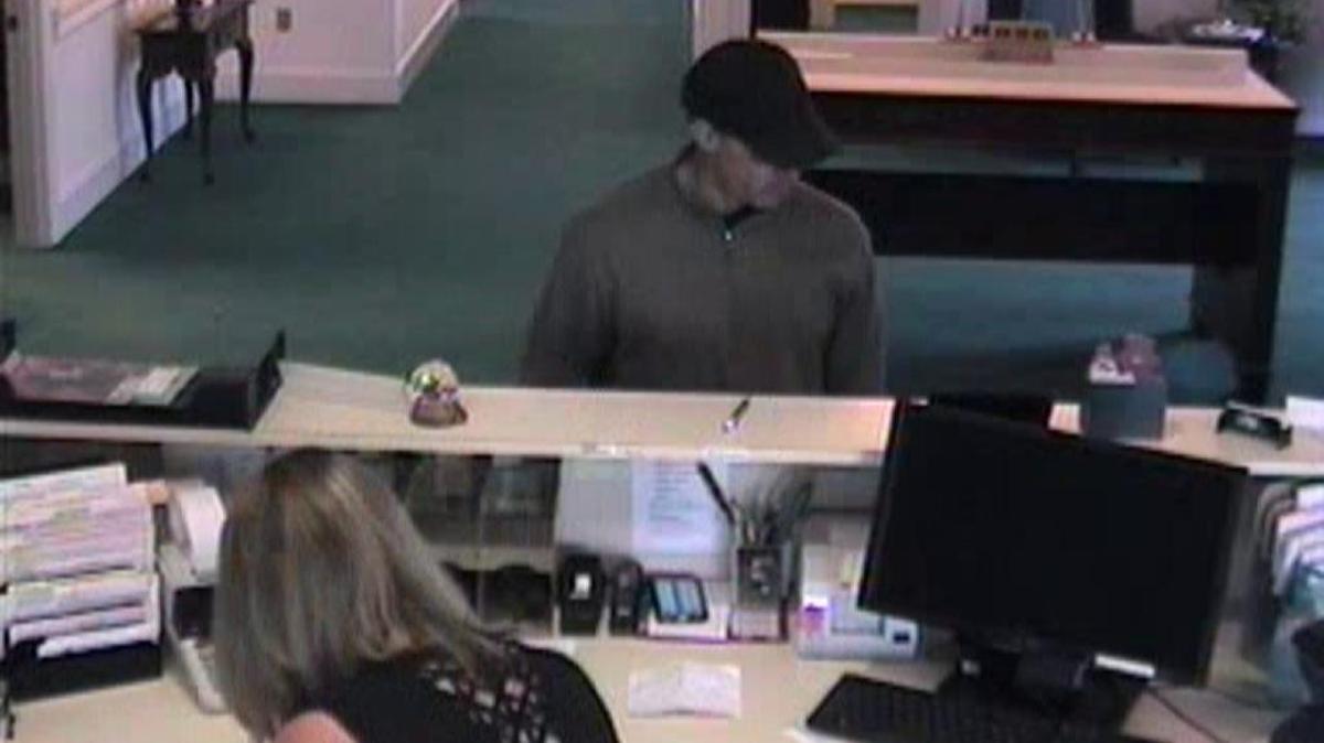 Police are searching for this suspect after the First Palmetto Savings Bank in Myrtle Beach was robbed Friday.