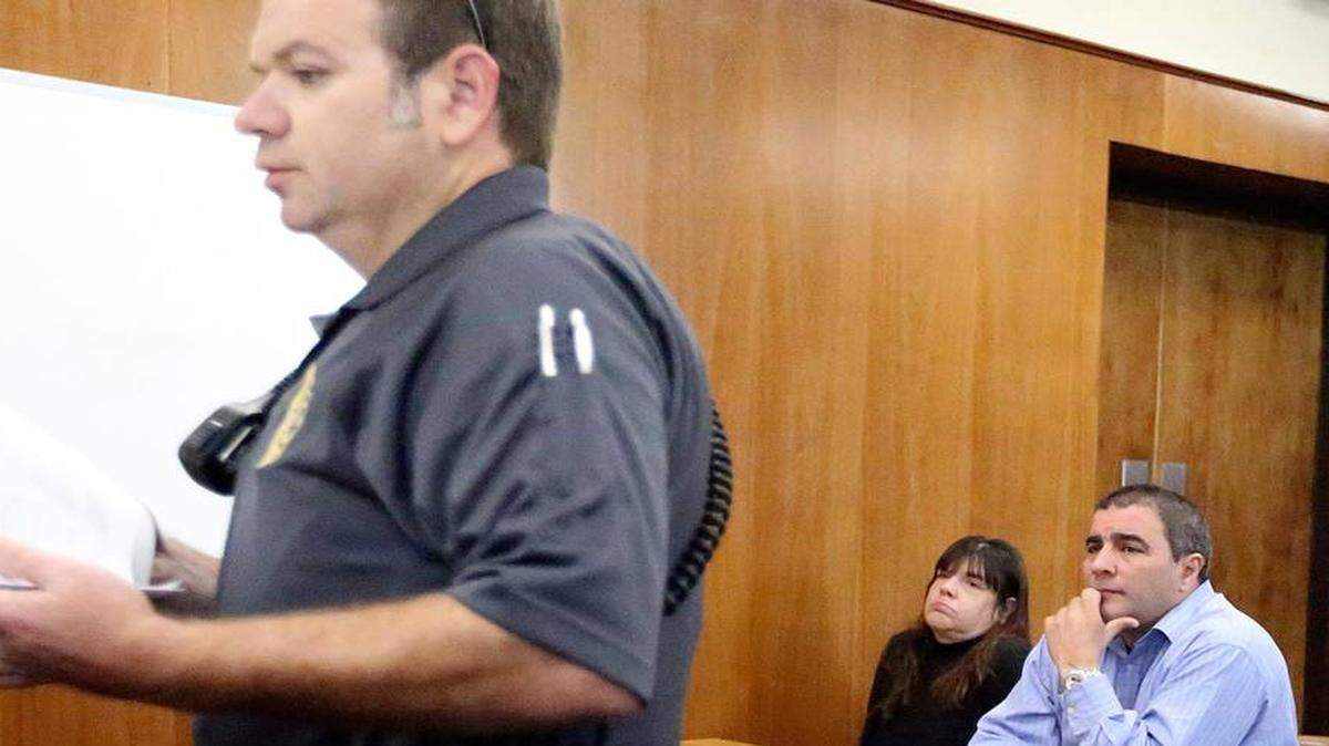 
Eduardo Chaviano plead guilty of improper care and treatment of animals and were ordered to pay $3,160 during a hearing in Conway on Wednesday, March 18, 2015. The couple had 37 dogs seized, including one who had shown at Westminster Kennel Club. The dogs range in age from one-year-old to at least 15 years old. Two birds were also seized, but the couple can reapply to get the birds back after a 30-day review of the living conditions in their home. None of the dogs will be returned to the couple and are available for adoption pending medical treatment from Horry county Animal Control Center. Photo by Janet Blackmon Morgan / jblackmon@thesunnews.com
