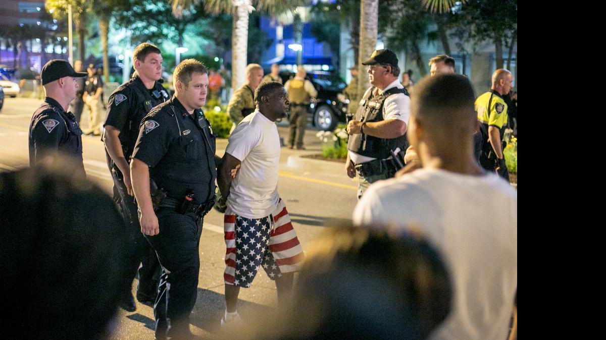 
Police responded to a shooting shortly after 10:30 p.m. Saturday at Compass Cove Resort 2311 S. Ocean Blvd in Myrtle Beach. The shooting happened on the ninth floor of the hotel. One person was taken to the hospital with serious injuries; police said they had one man in custody for questioning.
