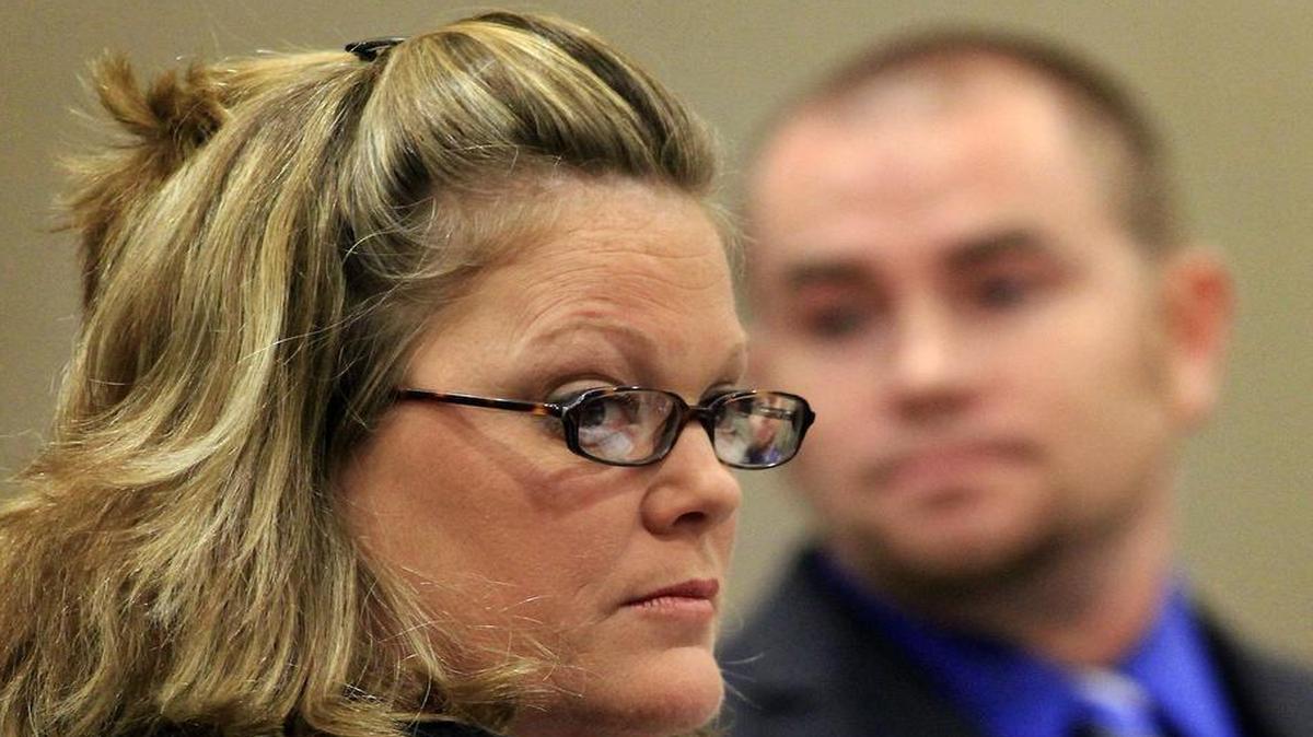 
Julia Gorman and Robert Palmer (pictured) during their trial in homicide by child abuse case of Gorman's grandson Aydian Grimes in November 2011. The Sun News file photo.
