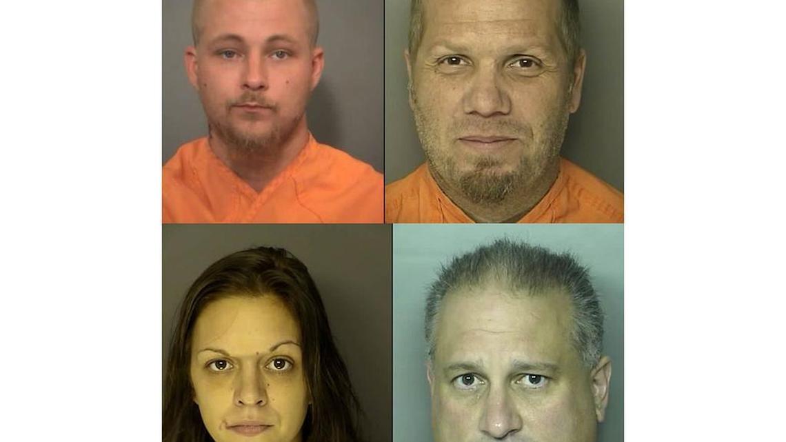 Top left: Ambrose E. Heavener; Top right: Anthony L. Strickland; Bottom left: Lindsey D. Honeycutt; Bottom right: Panteleimon N. Spirakis