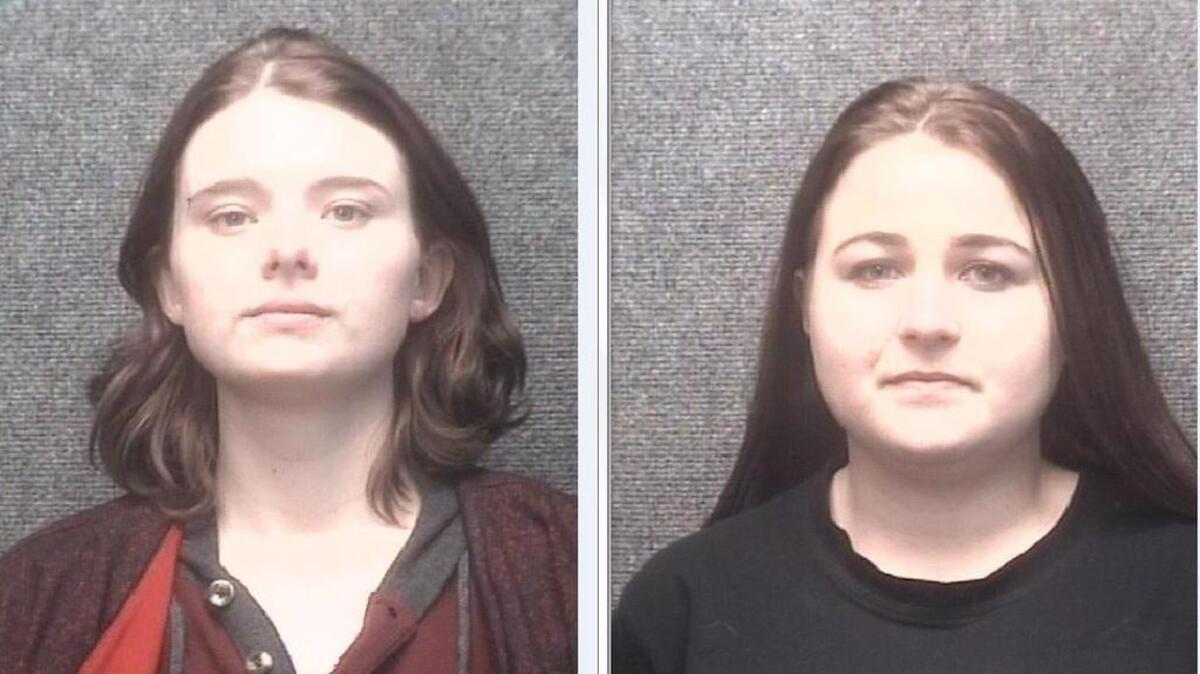 Brittany Morgan, left. Sydney Fields, right.
